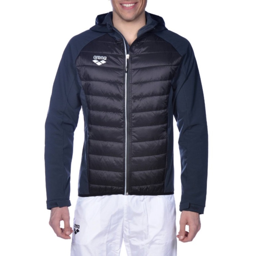 Arena Men’s Active Full Zip Insulated Hooded Quilted Jacket size S